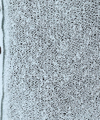 配色刺繡 Polo領 針織開衫