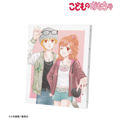 こどものおもちゃ（玩偶遊戲） 小花美穂先生 描き下ろし 倉田紗南&羽山秋人 平成ファッションver. F3號畫布板