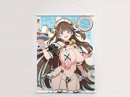 《忍者大師閃亂神樂》 鴇/ミルキーメイド 描繪B2掛畫 W絨面