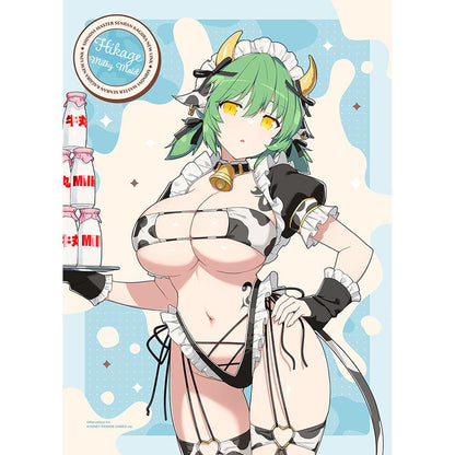 忍者大師閃亂神樂 描繪B2掛畫 (日影/牛奶女僕) W絨面革