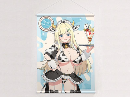 忍者大師閃亂神樂 詠/ミルキーメイド 描き下ろしB2タペストリー Wスエード