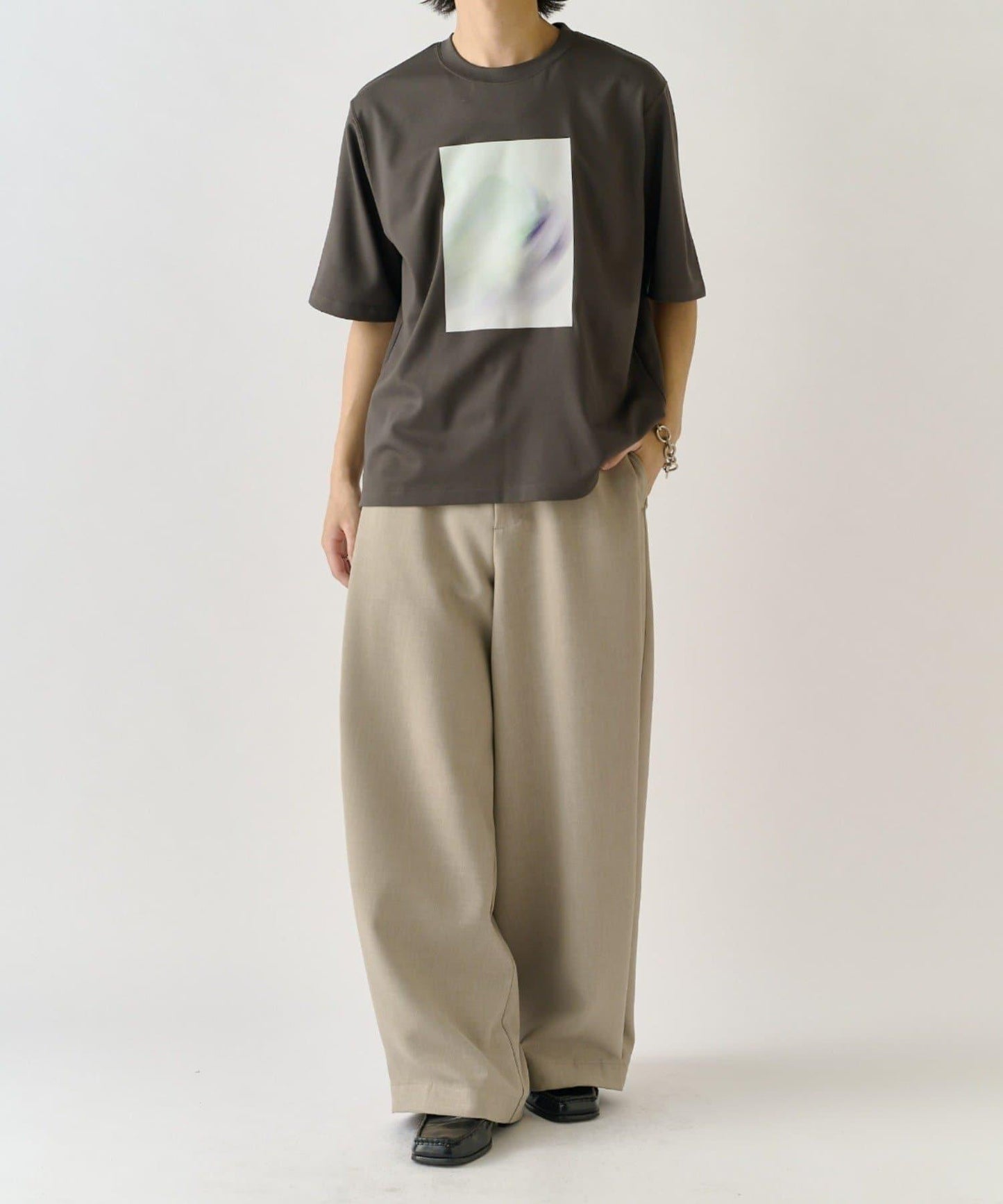 out of focus T恤 / smoke