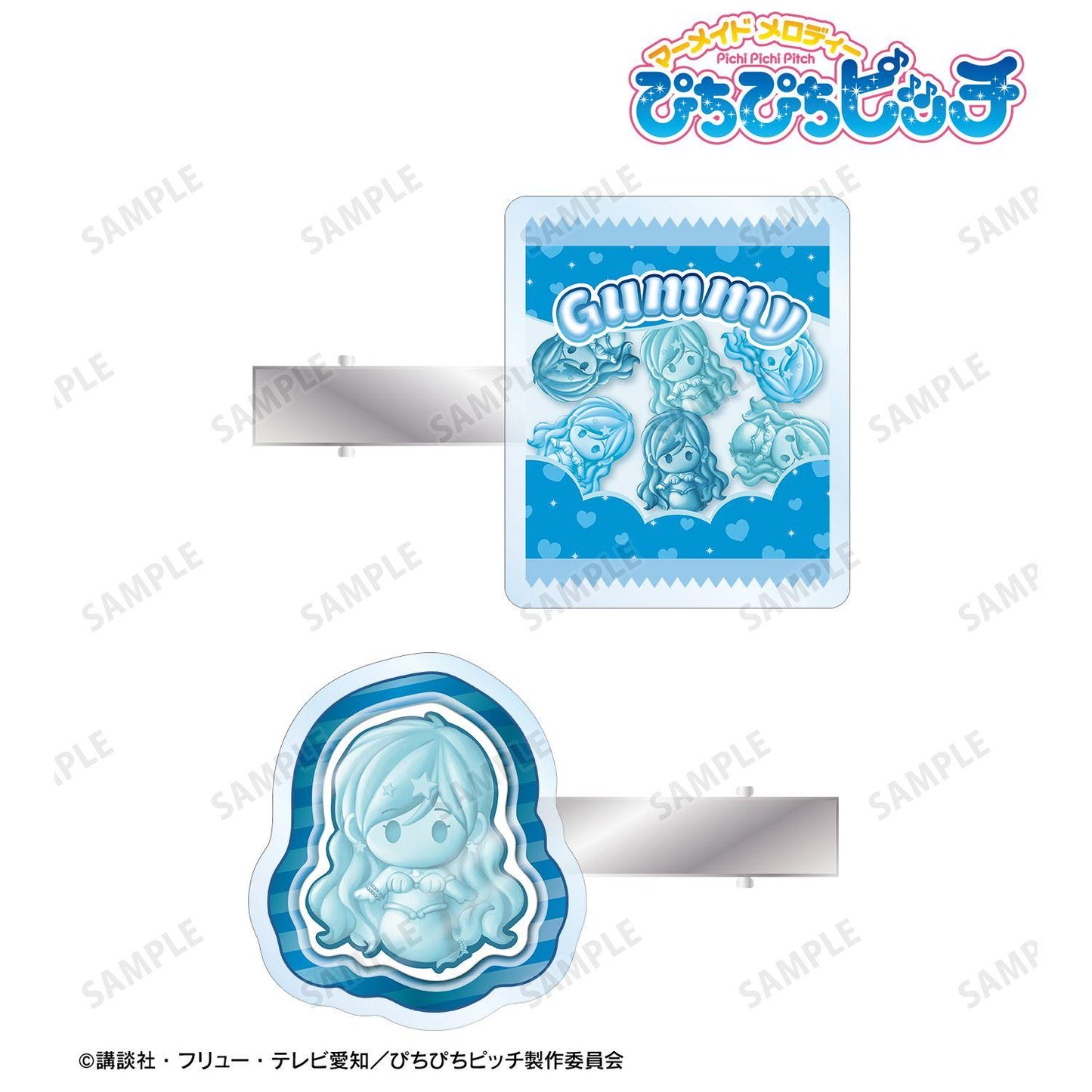 人魚的旋律（唱K小魚仙） petit-sserie 亞克力髮夾2件套
