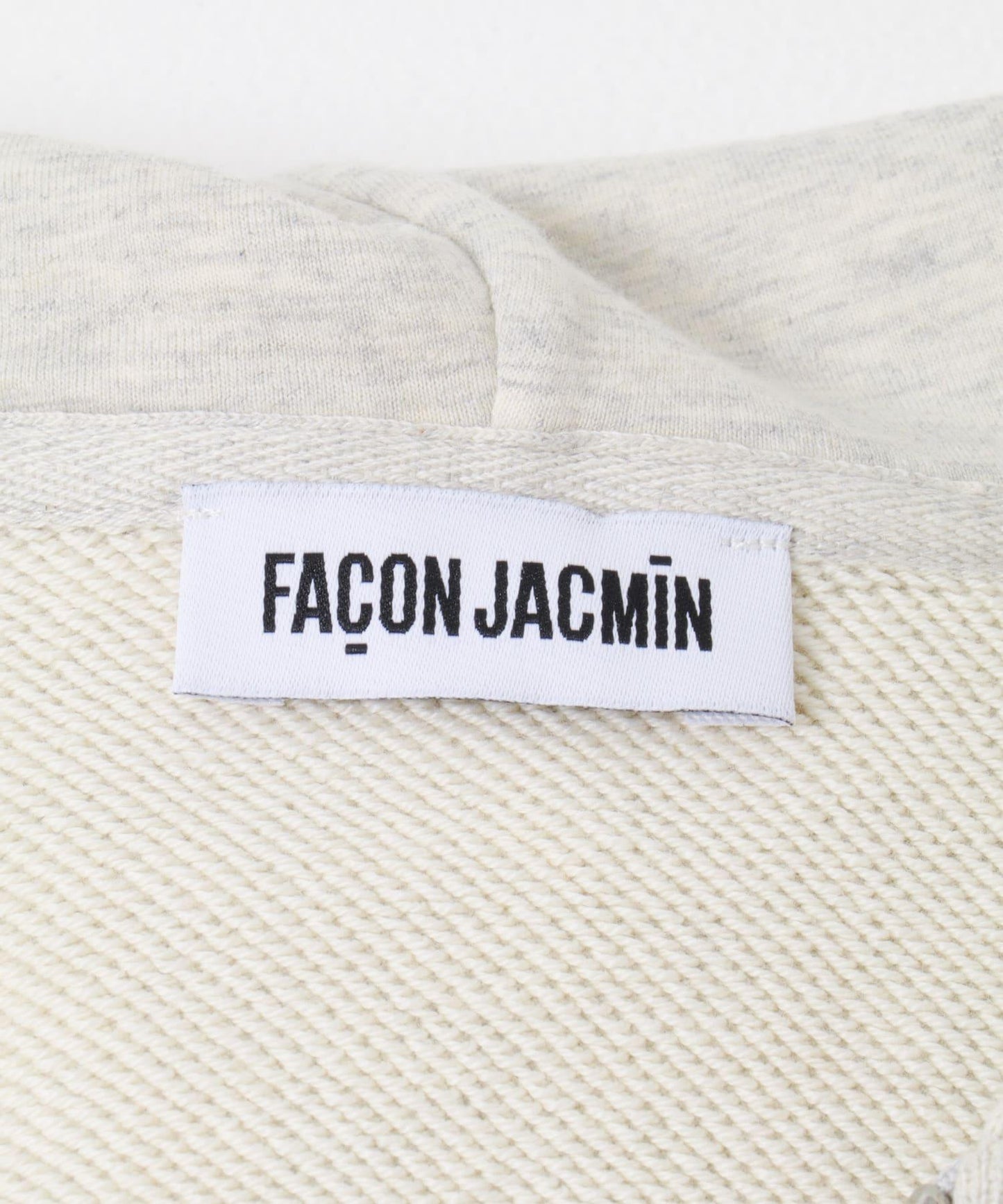 FACON JACMIN GATHERED ZIPPED HOODIE