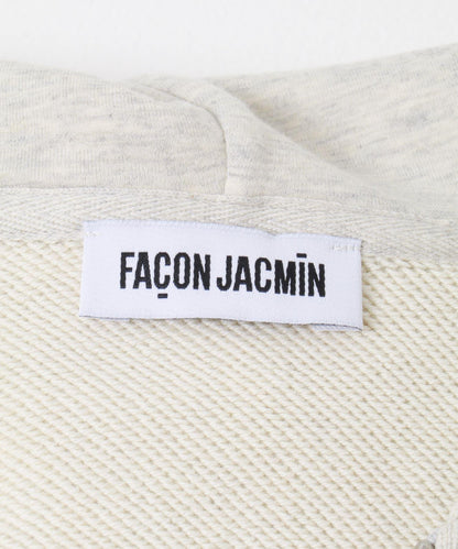 FACON JACMIN GATHERED ZIPPED HOODIE