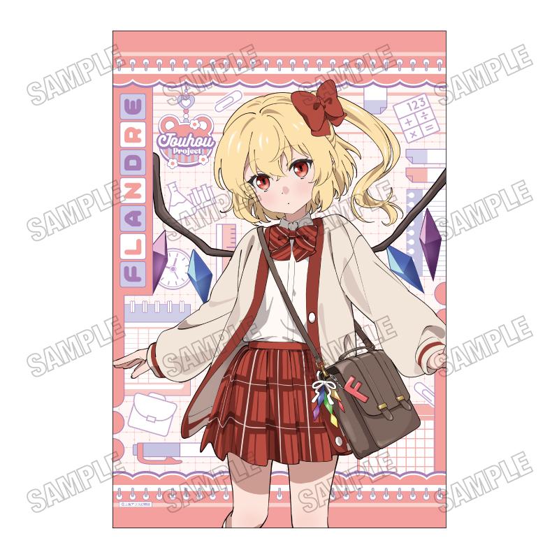 東方Project 描き下ろしB2掛畫【制服ver.】(4)芙蘭朵露·斯卡蕾特