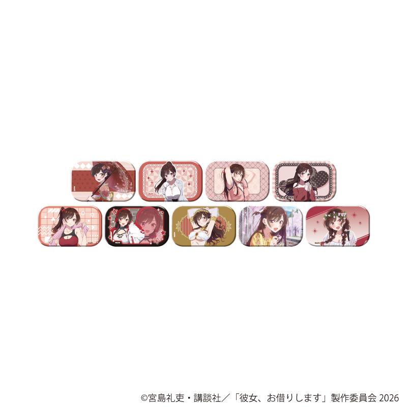 租借女友 スクエア缶バッジ01 水原千鶴套裝 徽章 全9種