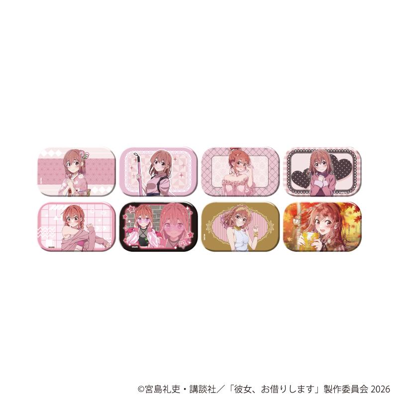 租借女友 スクエア缶バッジ04 桜沢墨套裝 完整套裝（全8種）（官方&新繪插畫）