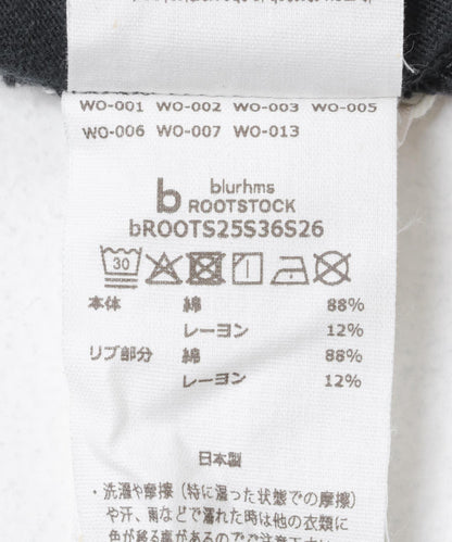 blurhmsROOTSTOCK ARMEE 88/12 PRINT T-SHIRTS WIDE 印花T恤