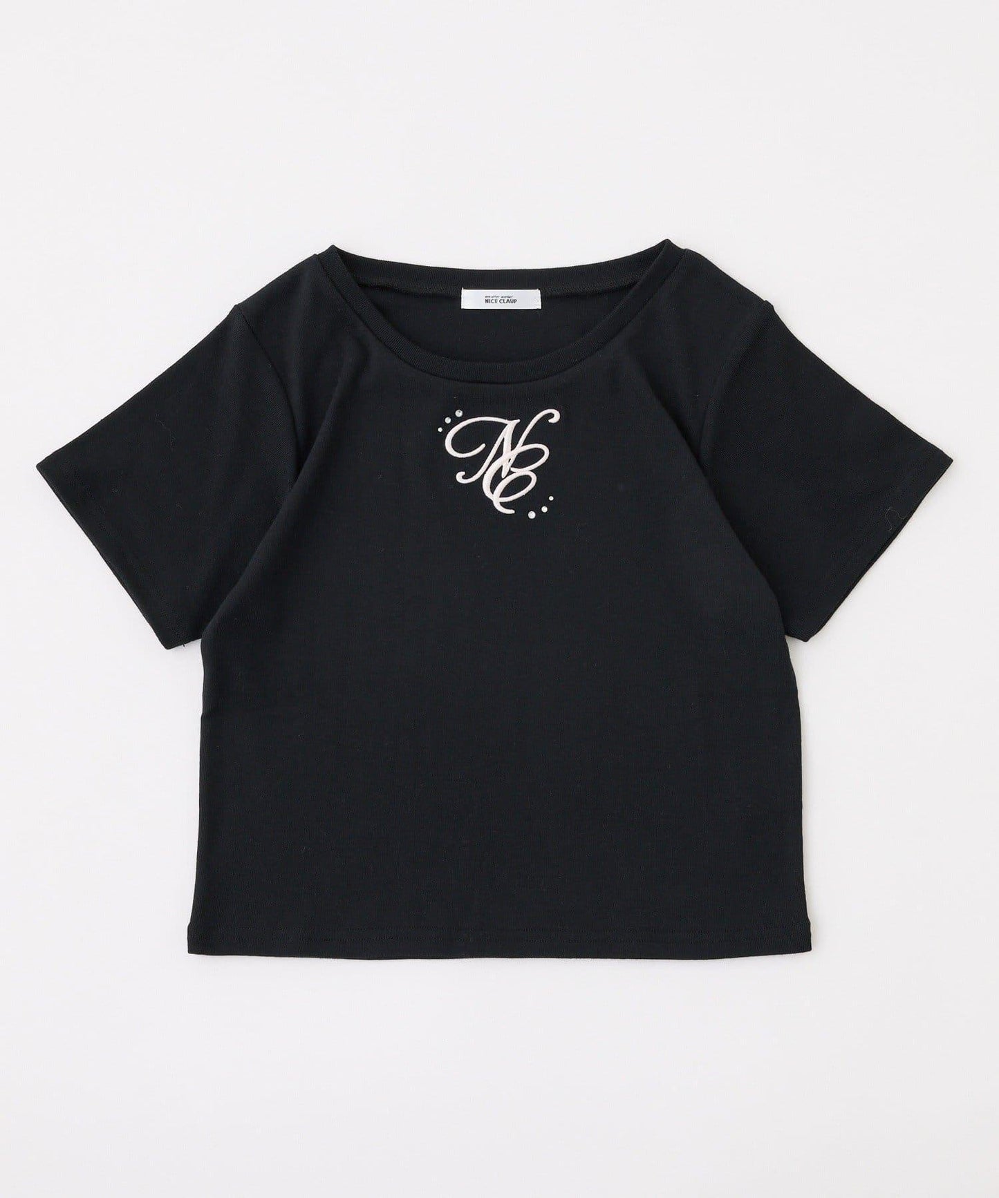 鑲鑽單點刺繡Logo T恤