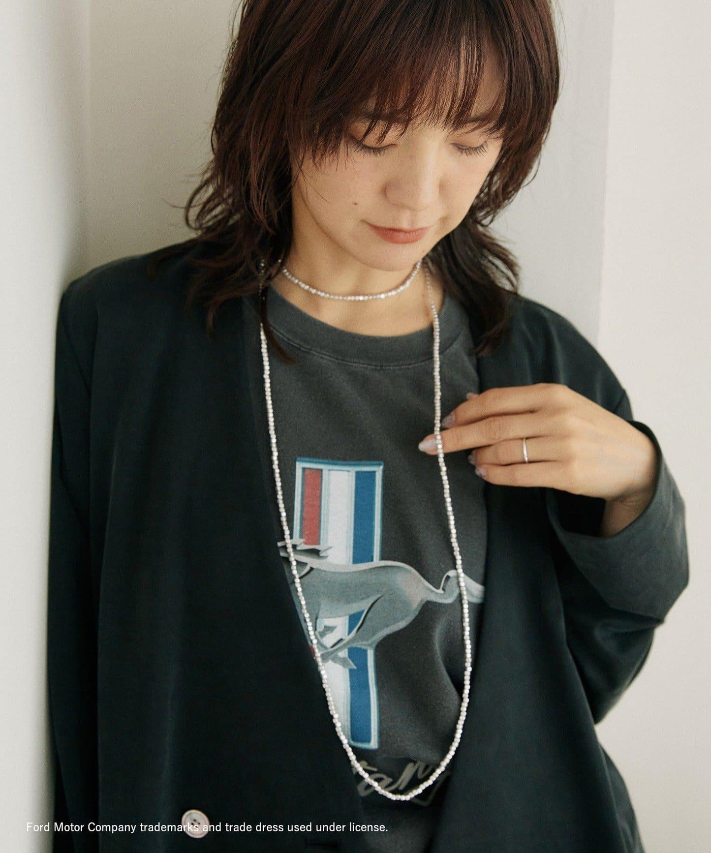 【聯名/棉100%】FORD MUSTANG Tee/8月上旬お屆け予定