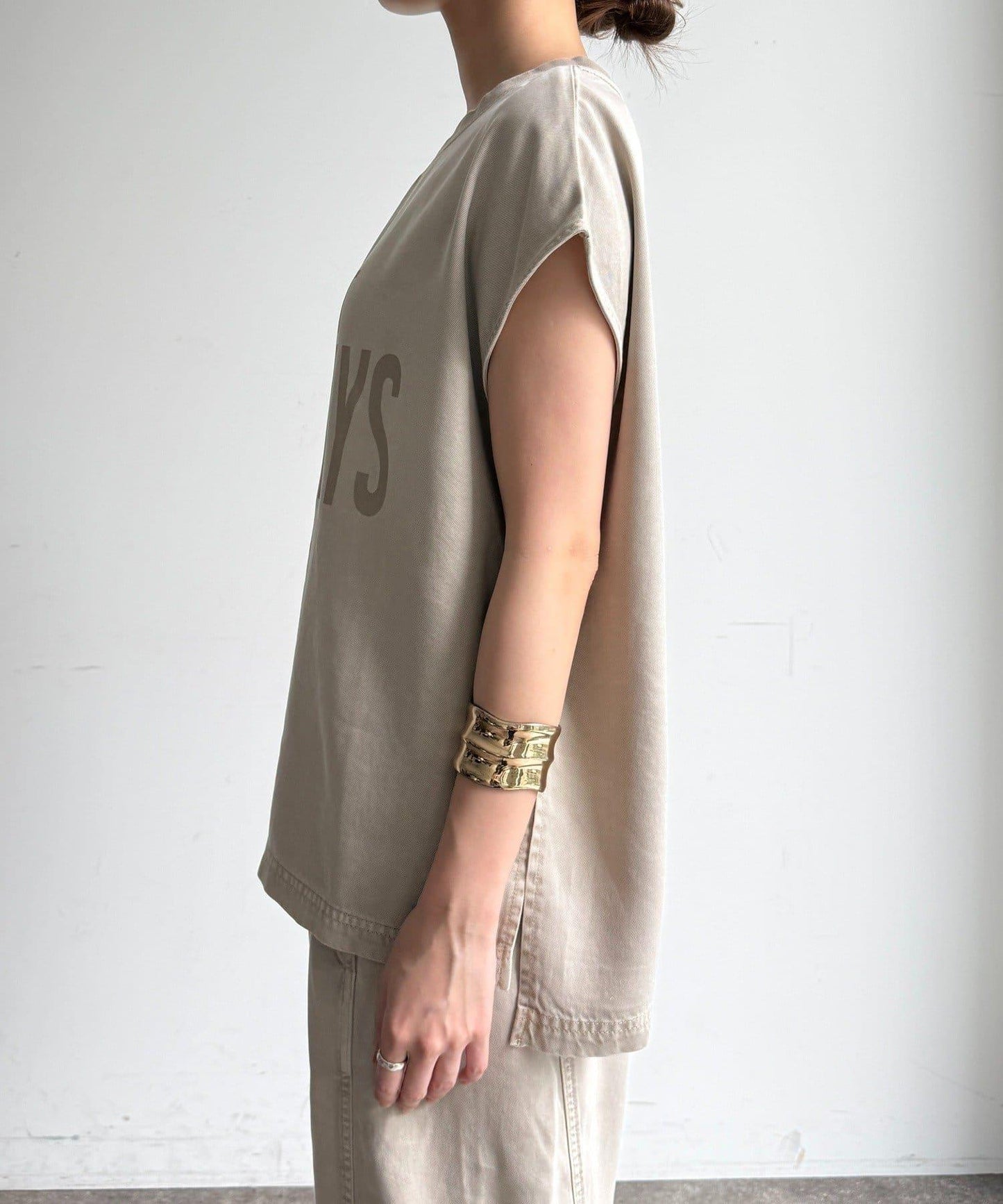 【可成套搭配】萊賽爾纖維Logo T恤