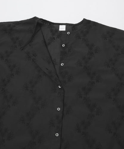 棉質刺繡A字襯衫