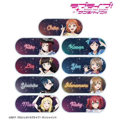 ラブライブ！サンシャイン!!（LoveLive!Sunshine!!） 3rd Solo演唱會ver. 亞克力姓名牌 盲盒（9個裝）