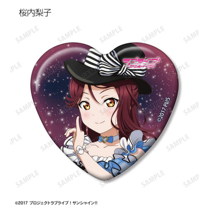 ラブライブ！サンシャイン!!（LoveLive!Sunshine!!） 描き下ろし 3rdソロコンサートver. 隨機心形徽章（9個裝）