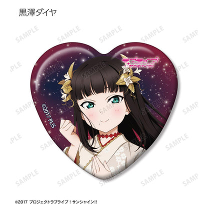 ラブライブ！サンシャイン!!（LoveLive!Sunshine!!） 描き下ろし 3rdソロコンサートver. 隨機心形徽章（9個裝）