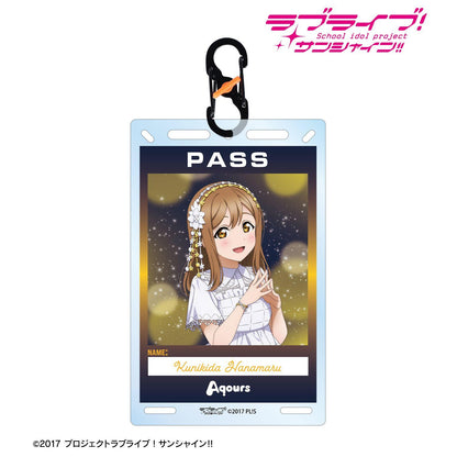ラブライブ！サンシャイン!!（LoveLive!Sunshine!!） 描き下ろし 國木田花丸 3rdソロコンサートver. 帶登山扣卡片式亞克力鑰匙扣