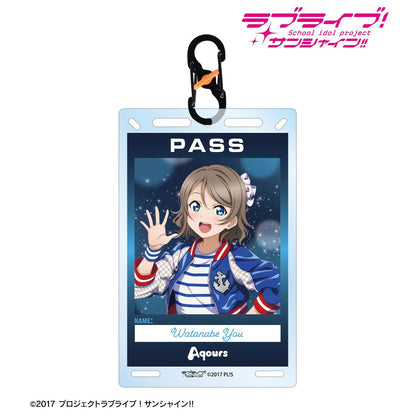 ラブライブ！サンシャイン!!（LoveLive!Sunshine!!） 渡辺曜 3rd個人演唱會ver. 附登山扣卡片型亞克力鑰匙扣