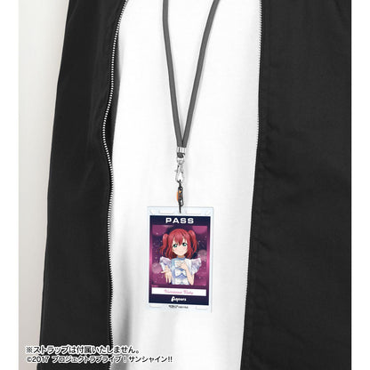 ラブライブ！サンシャイン!!（LoveLive! Sunshine!!） 描き下ろし 黒澤ルビィ 3rdソロコンサートver. 卡扣式卡片型亞克力鑰匙扣