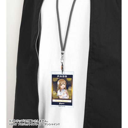 ラブライブ！サンシャイン!!（LoveLive!Sunshine!!） 描き下ろし 國木田花丸 3rdソロコンサートver. 帶登山扣卡片式亞克力鑰匙扣