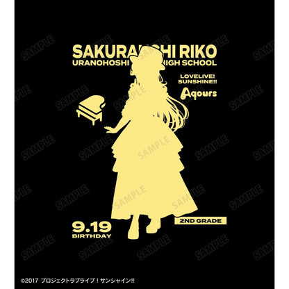 ラブライブ！サンシャイン!!（Love Live! Sunshine!!） 櫻內梨子 3rd Solo Concert ver. 燙金印花連帽衛衣 女款 XXXL