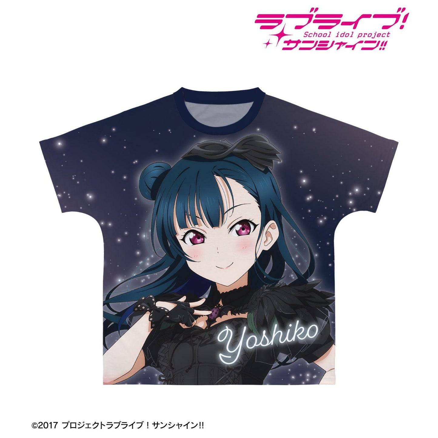 ラブライブ！サンシャイン!!（LoveLive!Sunshine!!） 3rd Solo Concert系列 津島善子 全幅印花T恤 S碼