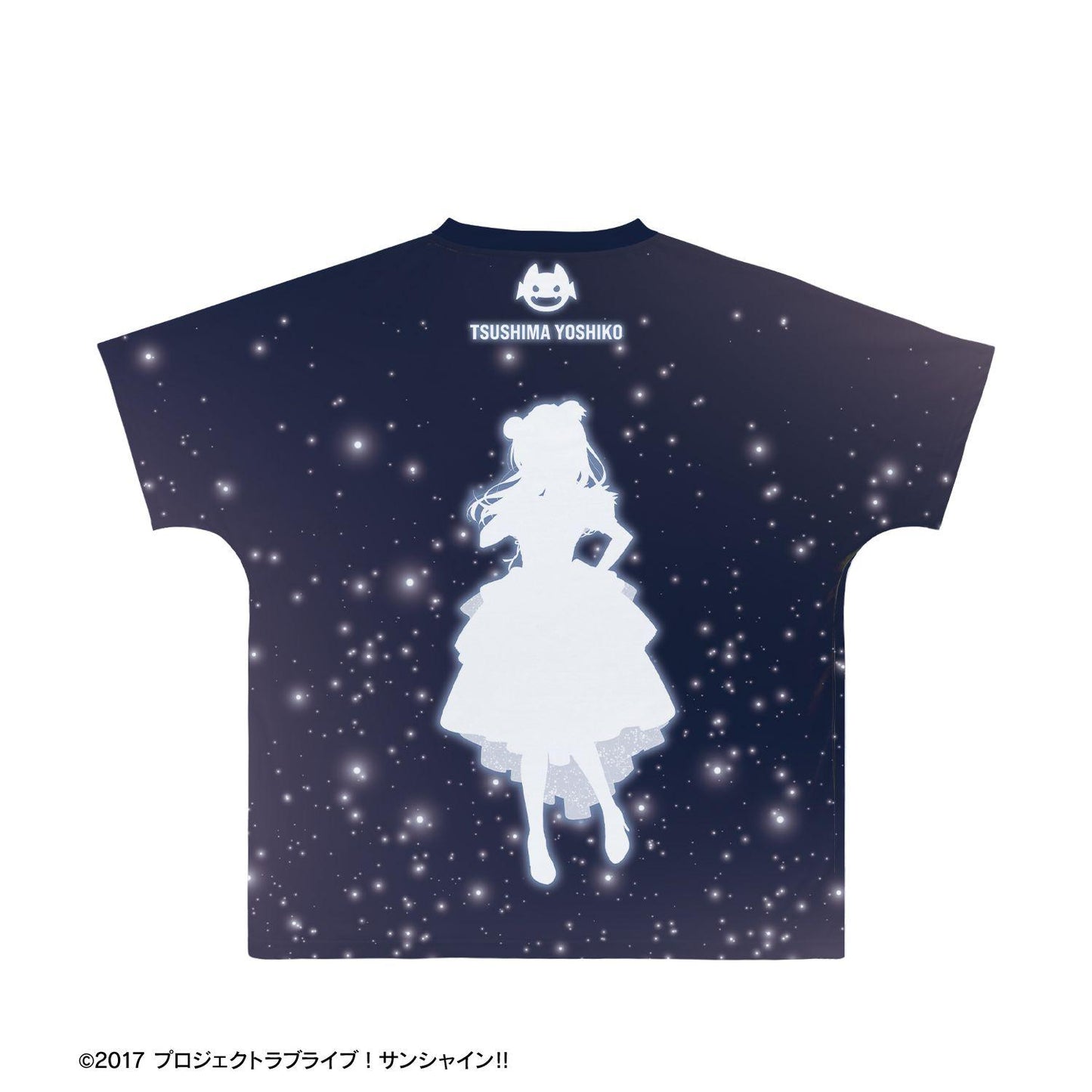 ラブライブ！サンシャイン!!（LoveLive!Sunshine!!） 描き下ろし 津島善子 3rdソロコンサートver. 全幅印花T恤 M碼 男女同款