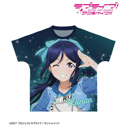 ラブライブ！サンシャイン!!（LoveLive!Sunshine!!） 3rd Solo Concert ver. 松浦果南 全幅印花T恤 XL碼