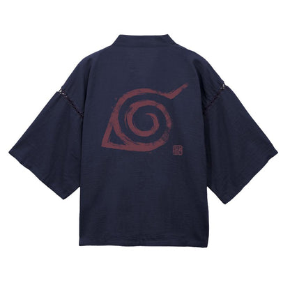 火影忍者-ナルト- 疾風伝 木葉 甚平/紺 XL-XXL