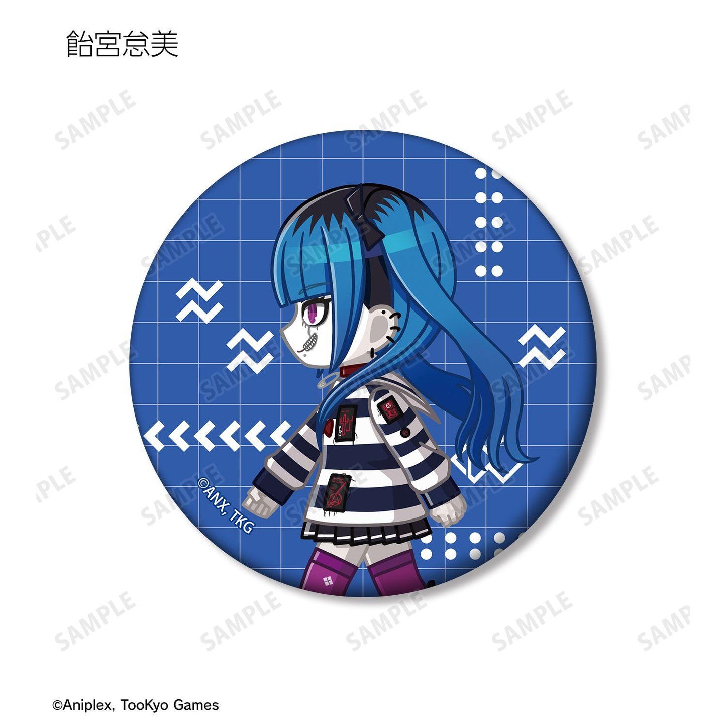 HUNDRED LINE -最終防衛學園- 迷你角色 馬口鐵徽章 (1BOX/18個入) (單位/完整盒裝)