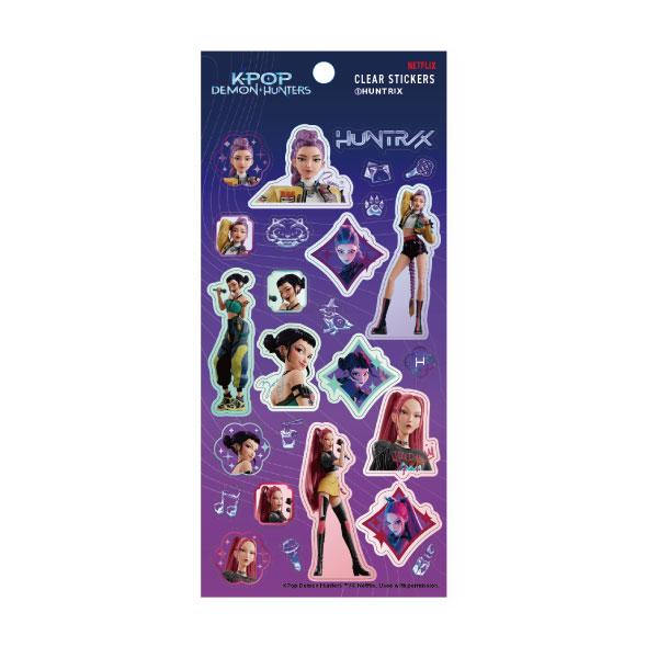 KPOPガールズ!デーモン・ハンターズ CLEAR STICKERS (1)HUNTR/X