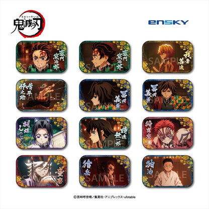 鬼滅之刃 まるかくカンバッジ9 【BOX／12個入り】【コンプリートBOX】