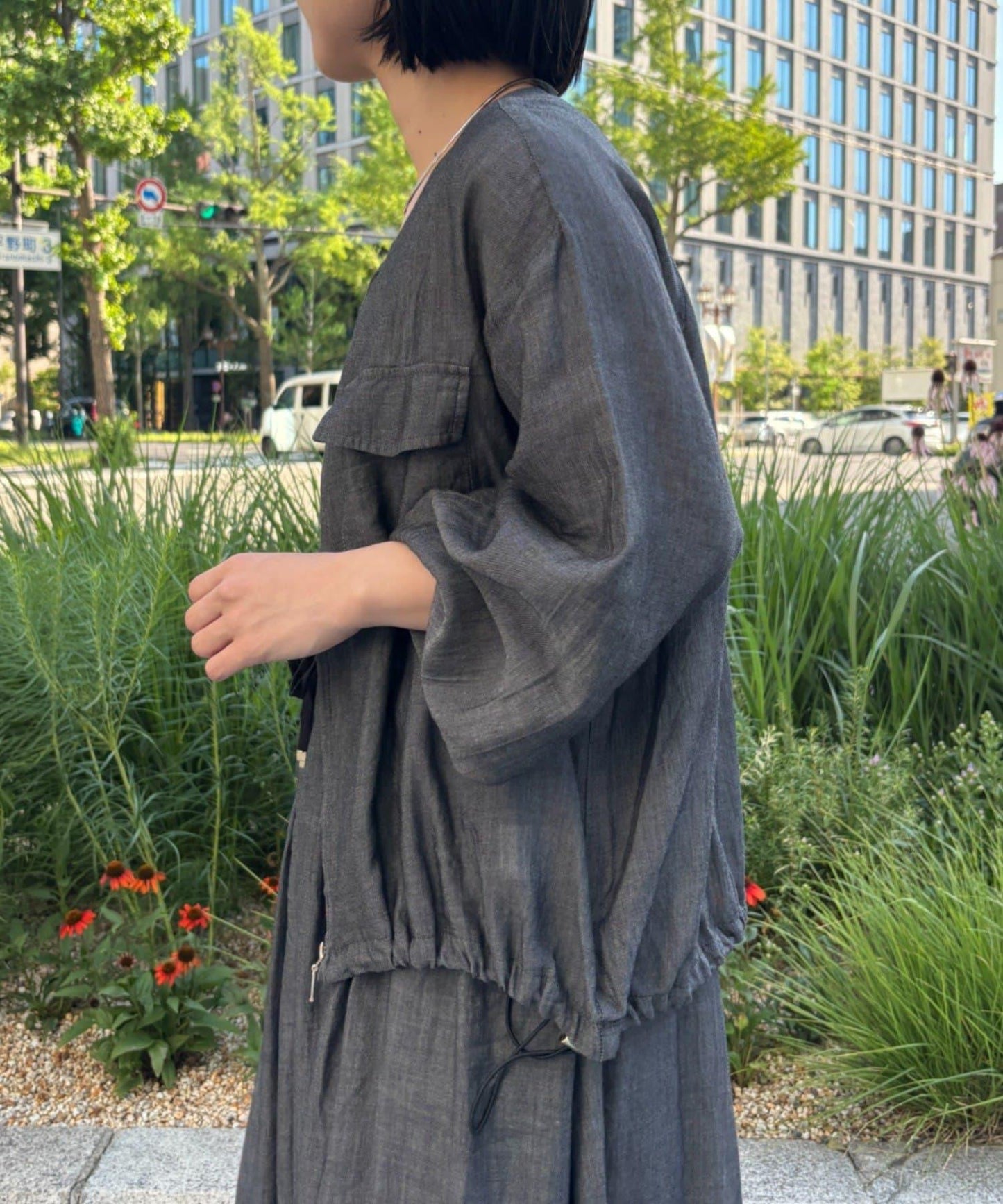 透明牛仔夾克