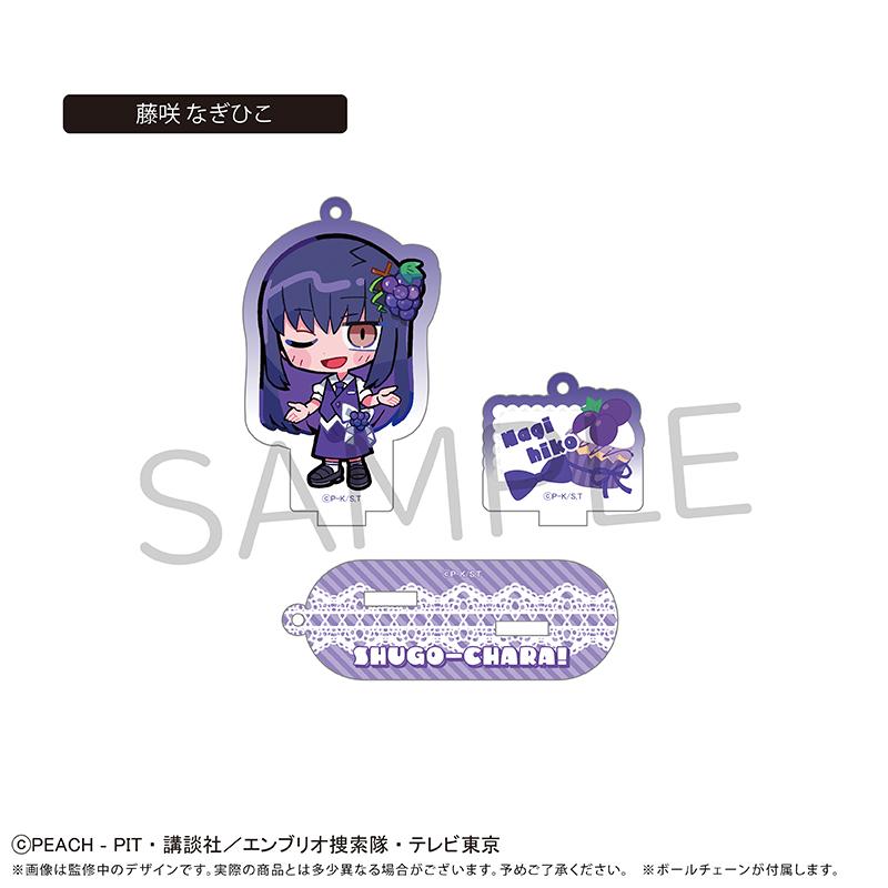 守護甜心！ 臺座付きアクリルキーホルダー フルーツ Ver. 【コンプリートBOX／6個入り】