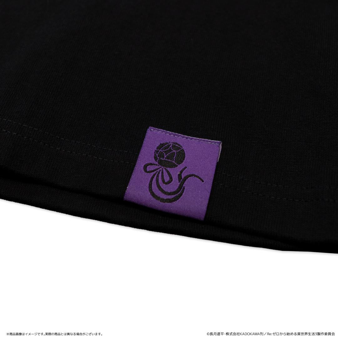 Re：從零開始的異世界生活 Mサイズ AMICIS エミリアロングTシャツ 黒