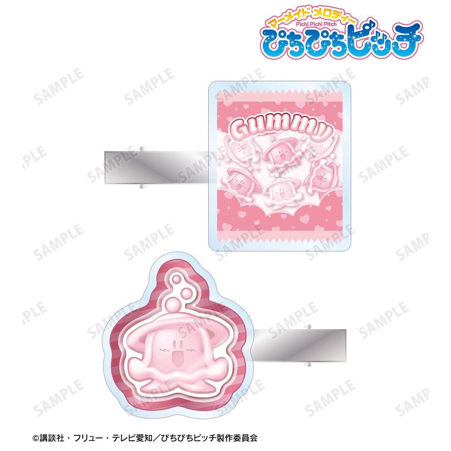 人魚的旋律 くらちゃん petit-sserie 亞克力髮夾2件套