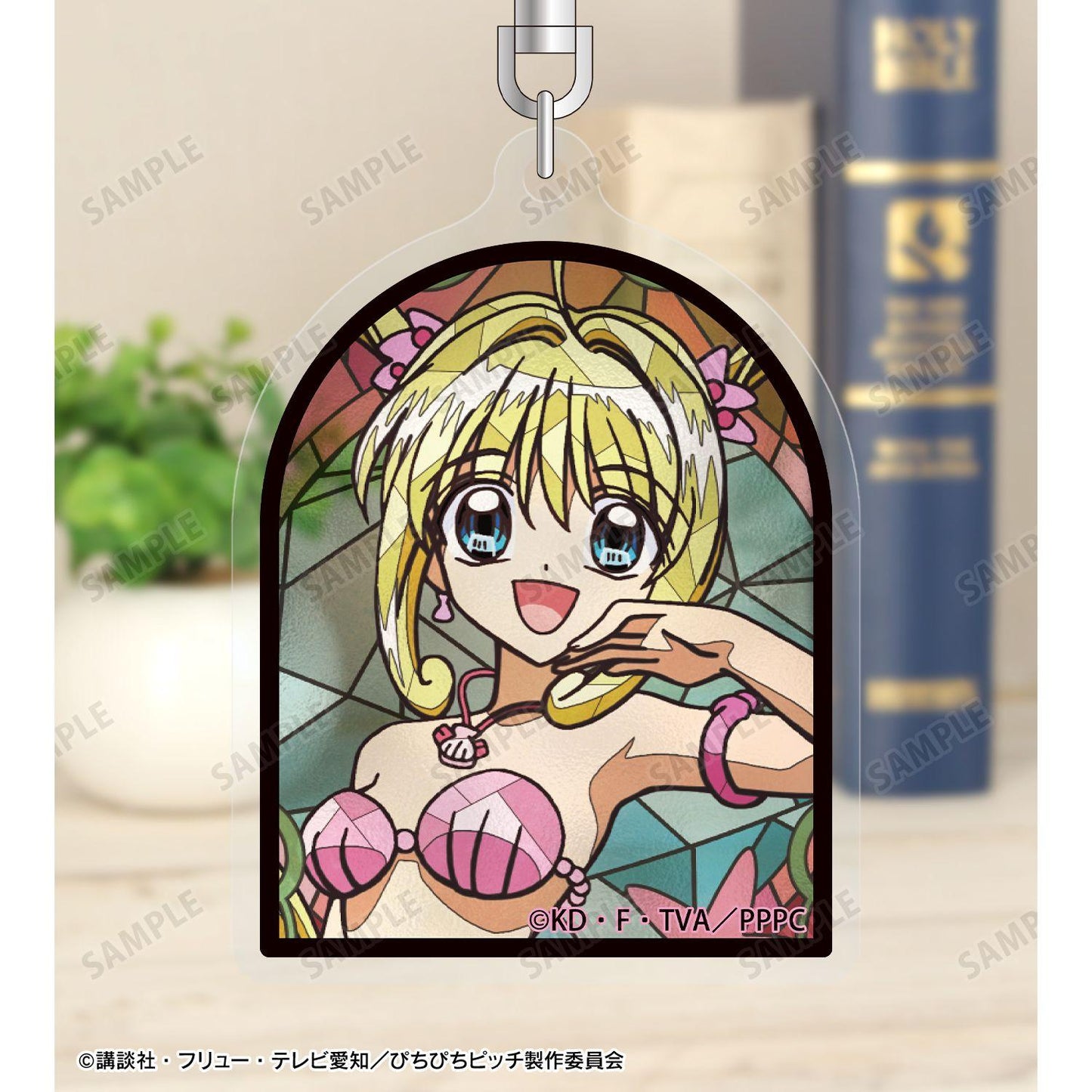 人魚的旋律 トレーディング Aure Glass 亞克力鑰匙扣 (單位/完整盒裝/9個裝)