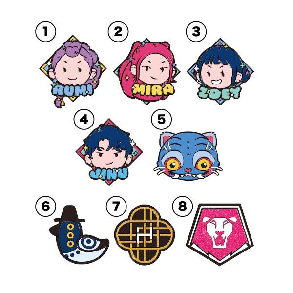KPOPガールズ!デーモン・ハンターズ 徽章收藏 【BOX/8個裝】