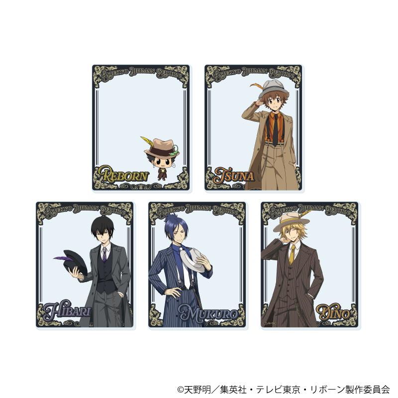 家庭教師HITMAN REBORN!（家庭教師） 亞克力卡片14/完整套裝（全5種）（新繪插畫）【完整套裝／5個裝】