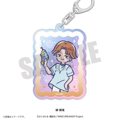 防風少年（WIND BREAKER） れとぽぷ系列 第4彈 榊晴竜 炫彩亞克力鑰匙扣