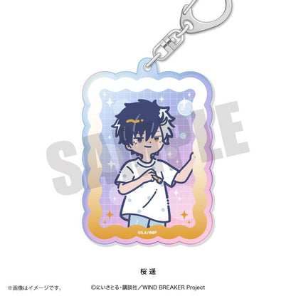 防風少年（WIND BREAKER） れとぽぷ 第4彈 櫻遙 炫彩亞克力鑰匙扣