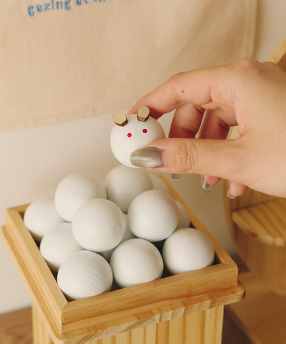 可收納賞月團子擺件