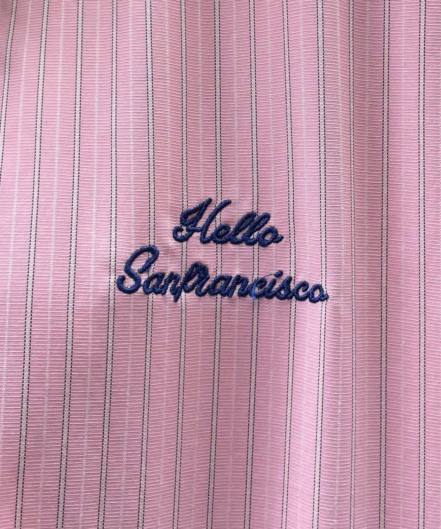 HELLO.SANFRANCISCO/ハローサンフランシスコ 大翻領條紋短款襯衫