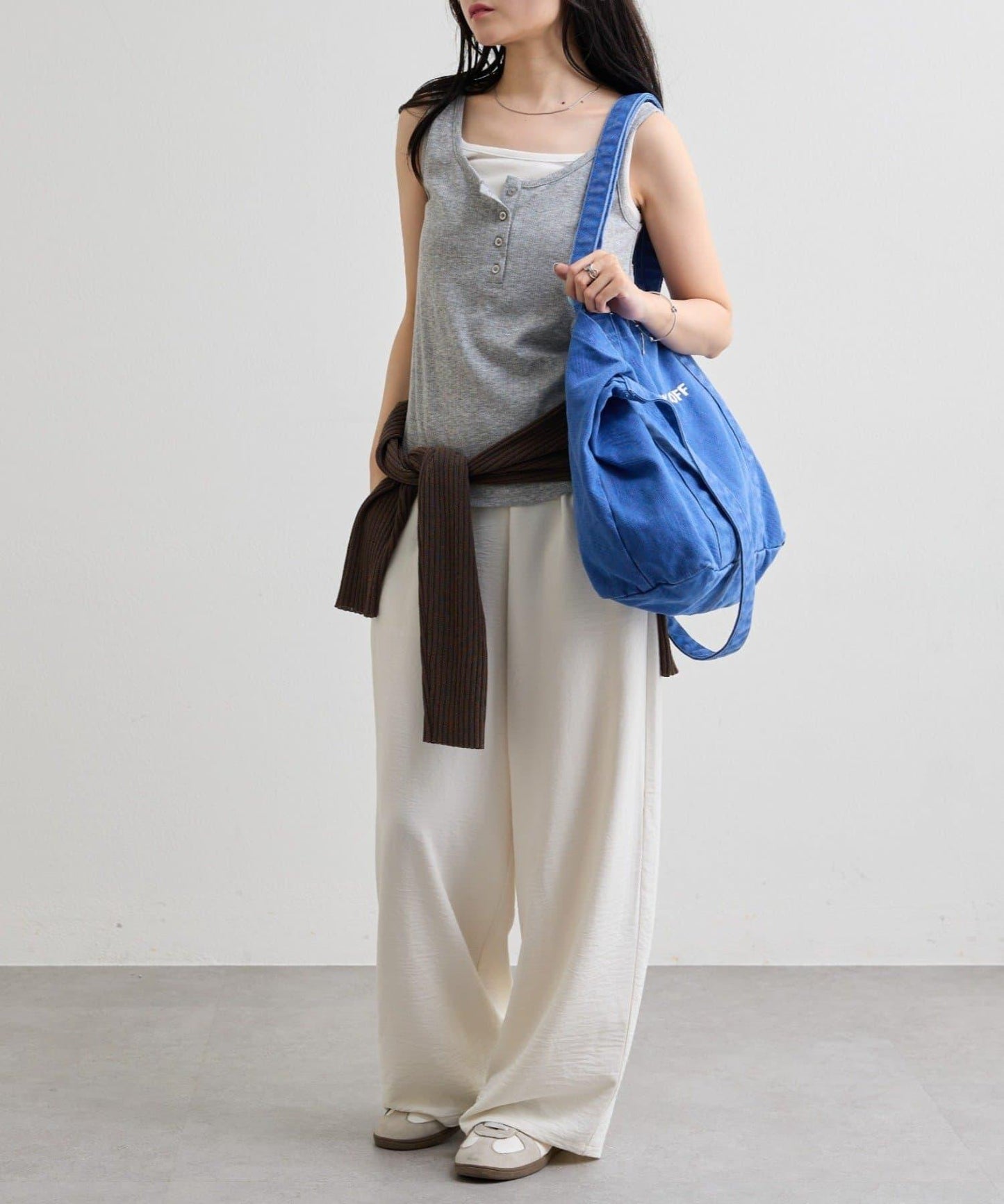 水洗做舊 大號帆布托特包