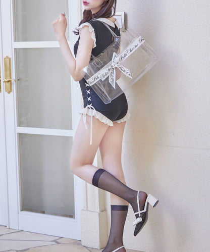 Belle Charme 大蝴蝶結連體泳衣