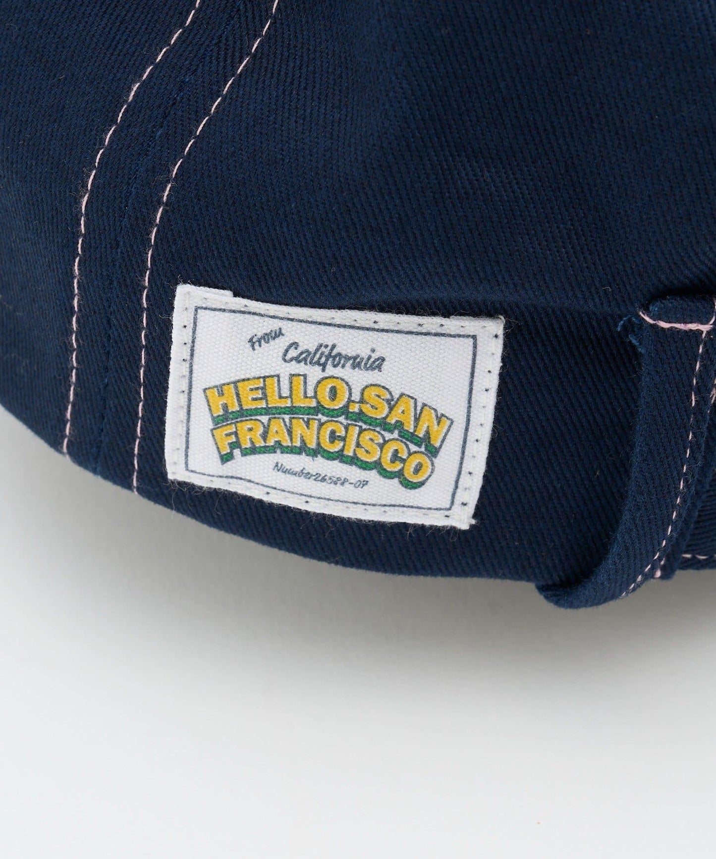 HELLO.SANFRANCISCO 亮片Logo蝴蝶結棒球帽