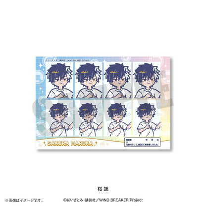 防風少年（WIND BREAKER） れとぽぷ系列 第4彈 櫻遙 證件照風貼紙