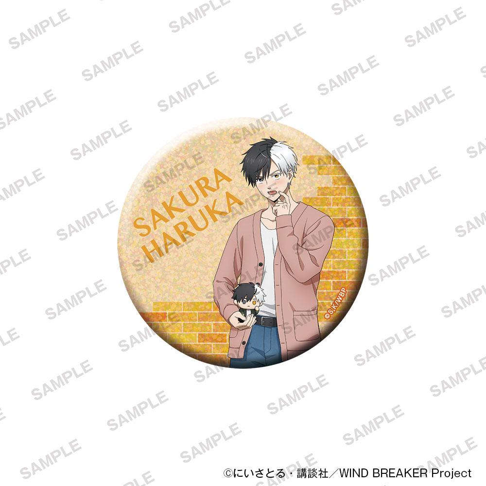 防風少年（WIND BREAKER） BIG鐳射徽章 玩偶同伴ver. 櫻遙