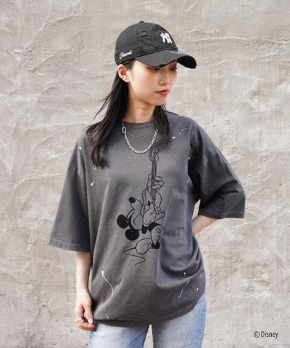 GOOD ROCK SPEED (グッドロックスピード) 聯名Mickey手繪印花T恤/UNISEX