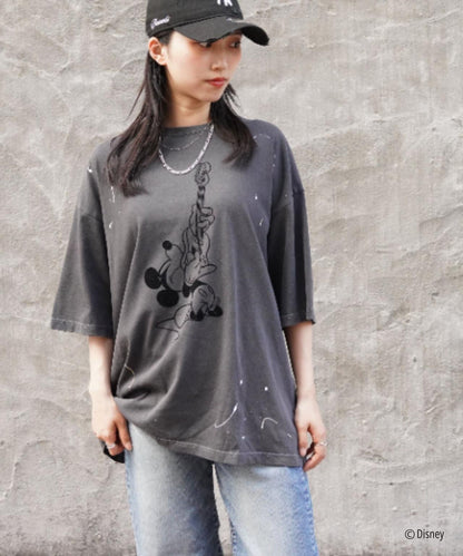 GOOD ROCK SPEED (グッドロックスピード) 聯名Mickey手繪印花T恤/UNISEX